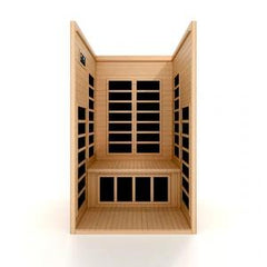 Golden Design 2 Person Low EMF FAR Infrared Sauna Gracia - DYN-6119-01 - The Home Selection