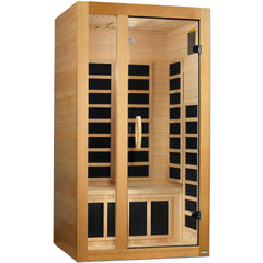 Golden Design 2 Person Low EMF FAR Infrared Sauna Gracia - DYN-6119-01 - The Home Selection