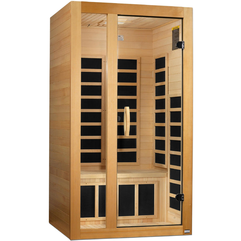 Golden Design 2 Person Low EMF FAR Infrared Sauna Gracia - DYN-6119-01 - The Home Selection
