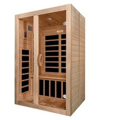 Golden Design 2 Person Low EMF FAR Infrared Sauna Santiago - DYN-6209-01 - The Home Selection