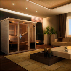 Golden Design 6 Person Near Zero EMF Far Infrared Sauna - GDI-6996-01 - The Home Selection