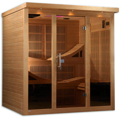 Golden Design 6 Person Near Zero EMF Far Infrared Sauna - GDI-6996-01 - The Home Selection