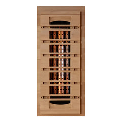 Golden Design 8000 Reserve Series Full Spectrum PureTech™ FAR Infrared Sauna Corner Unit with Himalayan Salt Bar , Near Zero EMF 3-Person - GDI-8035-03 - The Home Selection