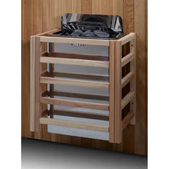 Golden Design Infrared & Traditional Steam 6-Person "Toledo" Hybrid Sauna with Himalayan Salt Bar and Hemlock wood - GDI-8360-01 - The Home Selection