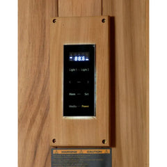 Golden Designs 2025 Updated "Sundsvall Edition" 2 Person Traditional Sauna - Canadian Red Cedar Interior and Pacific Premium Clear Cedar Exterior - GDI-7289-02 - The Home Selection