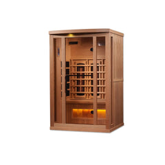 Golden Designs 8000 Reserve Series PureTech™ Full Spectrum Infrared Sauna Near Zero EMF with Himalayan Salt Bar - GDI-8020-02 - The Home Selection