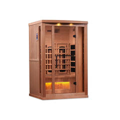 Golden Designs 8000 Reserve Series PureTech™ Full Spectrum Infrared Sauna Near Zero EMF with Himalayan Salt Bar - GDI-8020-02 - The Home Selection