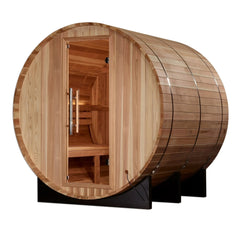 Golden Designs "Arosa" 4 Person Barrel Traditional Sauna, Pacific Cedar - GDI-B004-01 - The Home Selection
