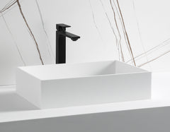 Alfi 20  x 14  White Matte Solid Surface Resin Sink - ABRS2014