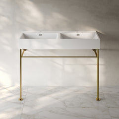 Claire console sink Gold