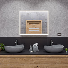 Alfi 23  Solid Concrete Wavy Oval Above Mount Vessel Sink - ABCO23O