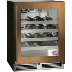 Perlick 24" ADA Height Compliant Indoor Wine Reserve With Fully Integrated Panel-ready Glass Door - HA24WB-4