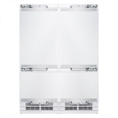 Hallman 60" Built-in, Side by Side, Refrigerator with Total 23.0 Cu.Ft. with Interior filtered water dispenser, Bottom Freezer with Total of 9.0 Cu.Ft. with automatic Icemaker, Panel Ready - HRBIBM60PR - The Home Selection
