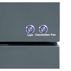 Hallman Classico Series 48" Dual Fuel Freestanding Range in Blue Grey with Chrome Trim - HCLRDF48CMGR - The Home Selection