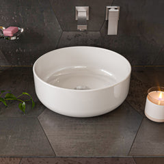 Alfi 15  Round Above Mount Ceramic Sink - ABC907