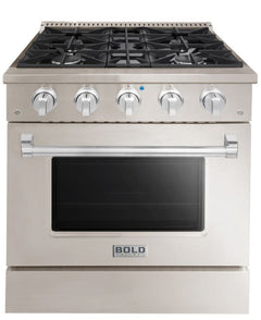 Hallman 30" Freestanding BOLD Series Range - HBR
