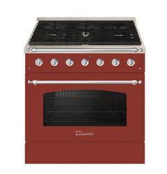 Hallman 36" Classico Series Freestanding Range - HCLR