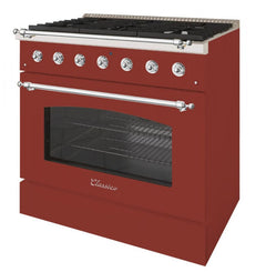 Hallman 36" Classico Series Freestanding Range - HCLR