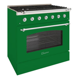Hallman 36" Classico Series Freestanding Range - HCLR