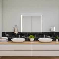 Alfi White 23  Fancy Above Mount Ceramic Sink - ABC914