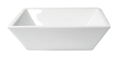 Alfi White 17  Square Above Mount Ceramic Sink - ABC912