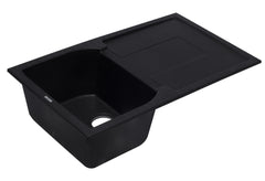 ALFI 20  Drop-In Round Granite Composite Kitchen Prep Sink - AB1620DI