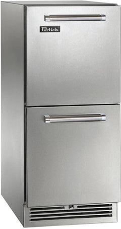 Perlick 15" Signature Series Refrigerator Drawers – Indoor Model - HP15RS-4