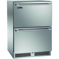 Perlick 24" Signature Series Marine Grade Freezer Drawers - HP24FM-4