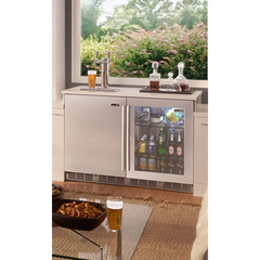Perlick 24" Adara Signature Series Beverage Dispenser, Dual Tap - HP24TS-4
