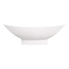 Alfi White Matte 71  Solid Surface Resin Free Standing Hammock Style Bathtub - AB9991