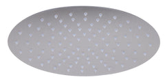 Alfi 12  Oval Brushed Solid Ultra Thin Rain Shower Head - RAIN128