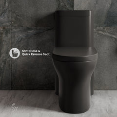 Swiss Madison Monaco One-Piece Elongated Toilet Dual-Flush 1.1/1.6 gpf - SM-1T108 - The Home Selection
