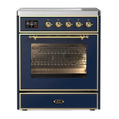 ILVE 30" Majestic II Series Freestanding Electric Single Oven Range with 4 Elements, Triple Glass Cool Door, Convection Oven, TFT Oven Control Display and Child Lock - UMI30NE3 - The Home Selection
