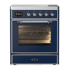 ILVE 30" Majestic II Series Freestanding Electric Single Oven Range with 4 Elements, Triple Glass Cool Door, Convection Oven, TFT Oven Control Display and Child Lock - UMI30NE3 - The Home Selection