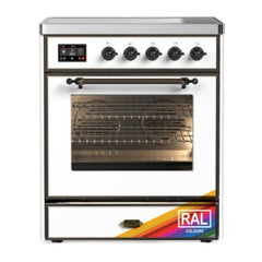 ILVE 30" Majestic II Series Freestanding Electric Single Oven Range with 4 Elements, Triple Glass Cool Door, Convection Oven, TFT Oven Control Display and Child Lock - UMI30NE3 - The Home Selection