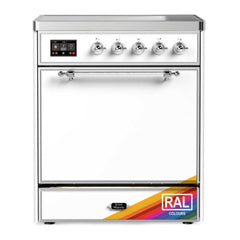ILVE 30" Majestic II Series Induction Range with 4 Elements 2.3 cu. ft. Total Oven Capacity TFT Oven Control Display - UMI30QNE3 - The Home Selection