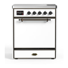ILVE 30" Majestic II Series Induction Range with 4 Elements 2.3 cu. ft. Total Oven Capacity TFT Oven Control Display - UMI30QNE3 - The Home Selection