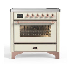 ILVE 36" Majestic II Series Electric Induction and Electric Oven Range with 5 Elements - UMI09NS3 - The Home Selection
