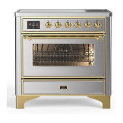 ILVE 36" Majestic II Series Electric Induction and Electric Oven Range with 5 Elements - UMI09NS3 - The Home Selection