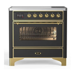 ILVE 36" Majestic II Series Electric Induction and Electric Oven Range with 5 Elements - UMI09NS3 - The Home Selection