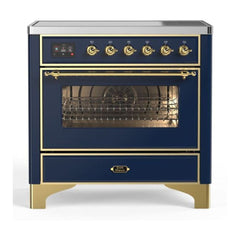 ILVE 36" Majestic II Series Electric Induction and Electric Oven Range with 5 Elements - UMI09NS3 - The Home Selection