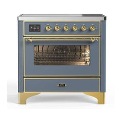 ILVE 36" Majestic II Series Electric Induction and Electric Oven Range with 5 Elements - UMI09NS3 - The Home Selection