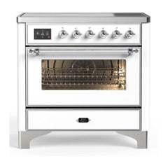 ILVE 36" Majestic II Series Electric Induction and Electric Oven Range with 5 Elements - UMI09NS3 - The Home Selection
