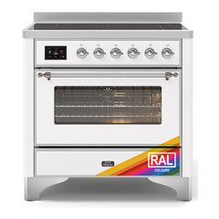 ILVE 36" Majestic II Series Electric Induction and Electric Oven Range with 5 Elements - UMI09NS3 - The Home Selection