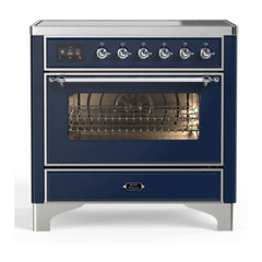 ILVE 36" Majestic II Series Electric Induction and Electric Oven Range with 5 Elements - UMI09NS3 - The Home Selection