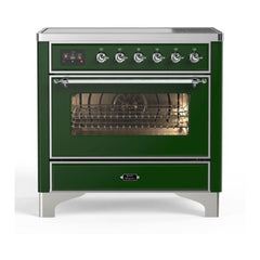 ILVE 36" Majestic II Series Electric Induction and Electric Oven Range with 5 Elements - UMI09NS3 - The Home Selection