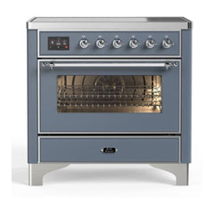 ILVE 36" Majestic II Series Electric Induction and Electric Oven Range with 5 Elements - UMI09NS3 - The Home Selection