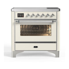 ILVE 36" Majestic II Series Electric Induction and Electric Oven Range with 5 Elements - UMI09NS3 - The Home Selection