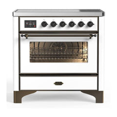 ILVE 36" Majestic II Series Electric Induction and Electric Oven Range with 5 Elements - UMI09NS3 - The Home Selection