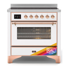 ILVE 36" Majestic II Series Electric Induction and Electric Oven Range with 5 Elements - UMI09NS3 - The Home Selection